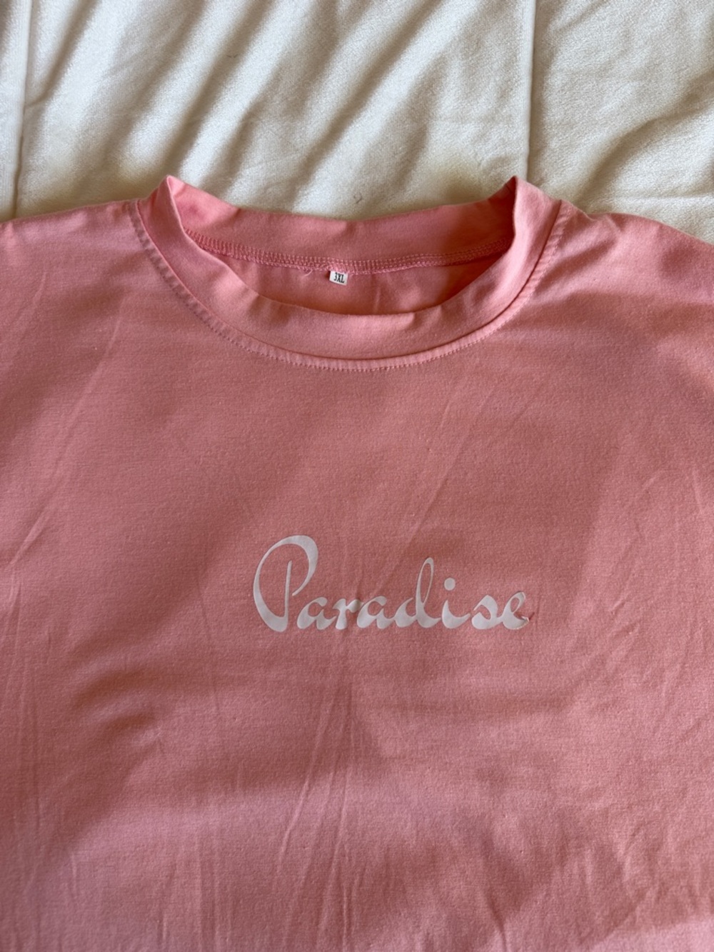 “Paradise” graphic oversized men’s shirt